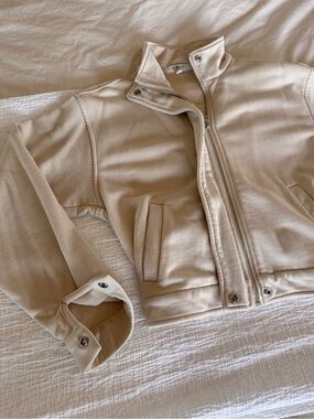 LBLC the label Cream Zip-Front Jacket